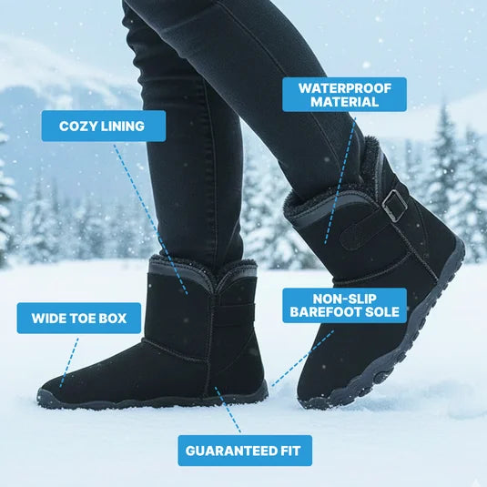 Bronoir CosyCloud Boot - Warm & Comfy Winter Barefoot Boot